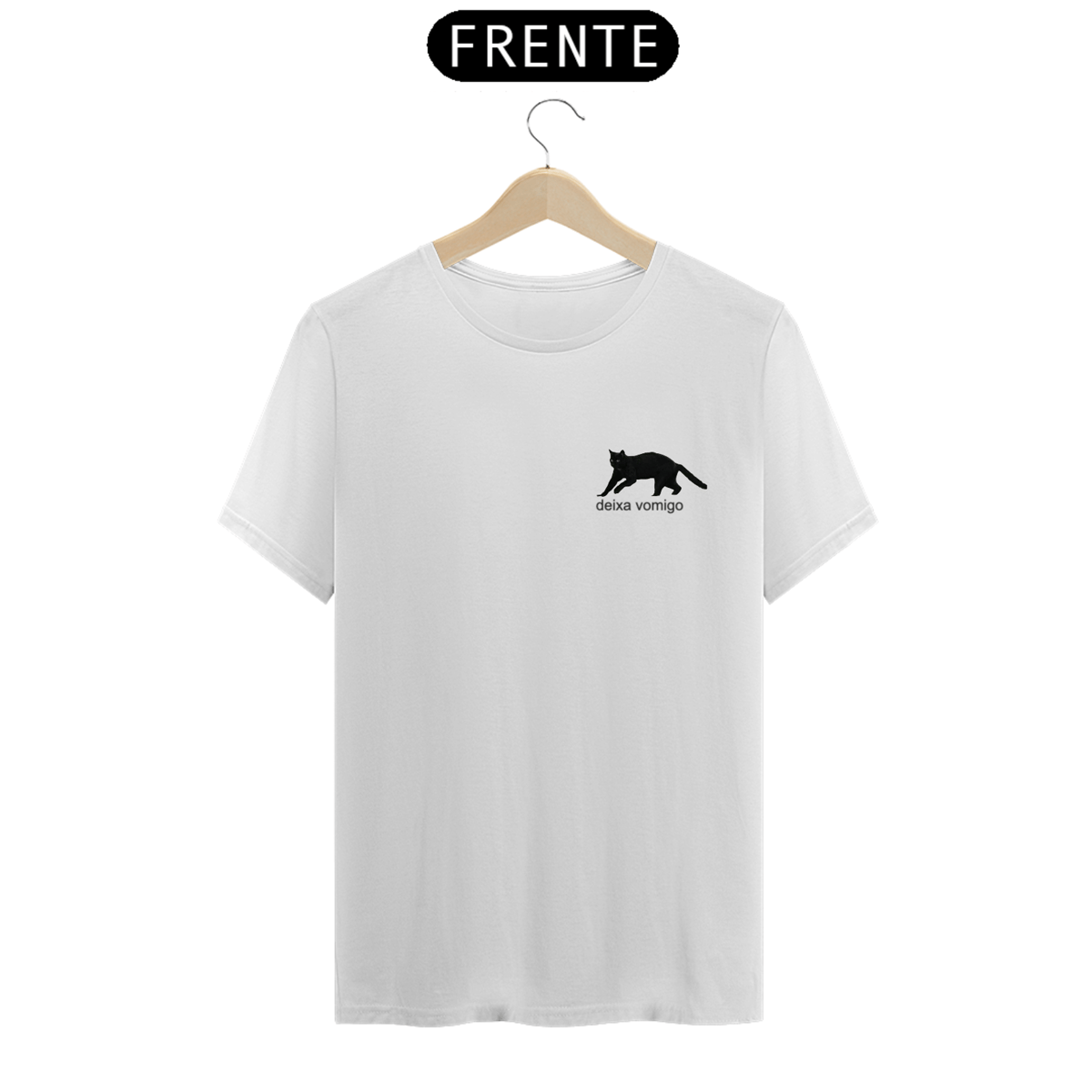 Nome do produto: Camiseta Deixa Vomigo