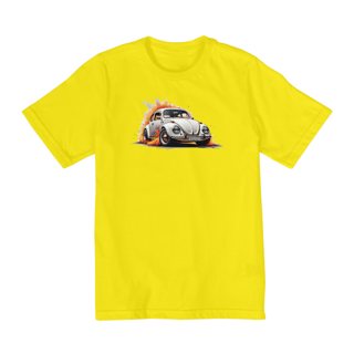 Nome do produto Camiseta Infantil 10-14 Fusca Chama