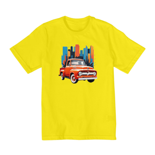Nome do produto Camiseta Infantil (2 a 8) Ford F-100 Laranja