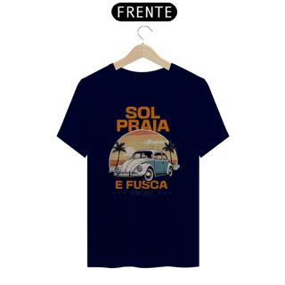Nome do produto Camiseta Sol, Praia e Fusca