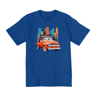 Nome do produto Camiseta Infantil (10 a 14) Ford F-100 Laranja