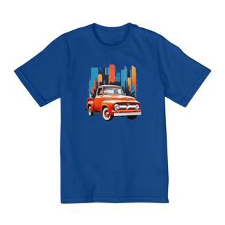 Nome do produto Camiseta Infantil (2 a 8) Ford F-100 Laranja