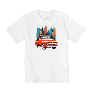 Nome do produto Camiseta Infantil (2 a 8) Ford F-100 Laranja