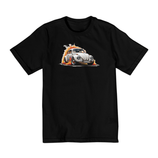 Nome do produto Camiseta Infantil 10-14 Fusca Chama