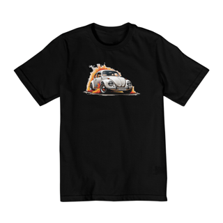 Nome do produto Camiseta Infantil (2 a 8) Fusca Chama
