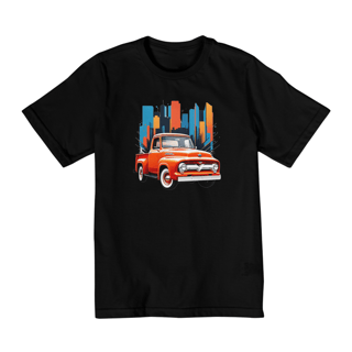 Nome do produto Camiseta Infantil (2 a 8) Ford F-100 Laranja