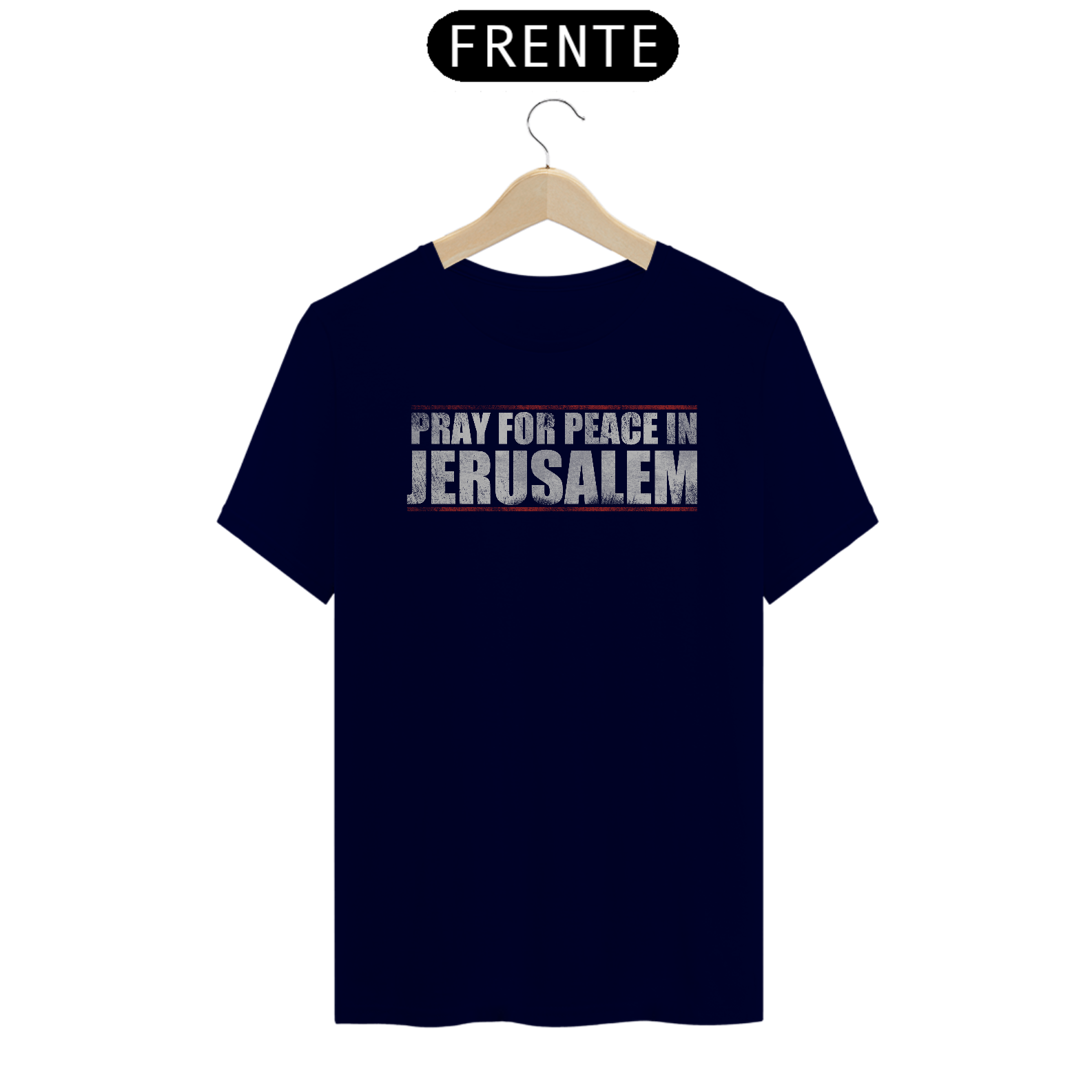 Camiseta Pray for peace in Jerusalem