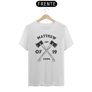 Nome do produto Camiseta Machados (Mateus 7:19)