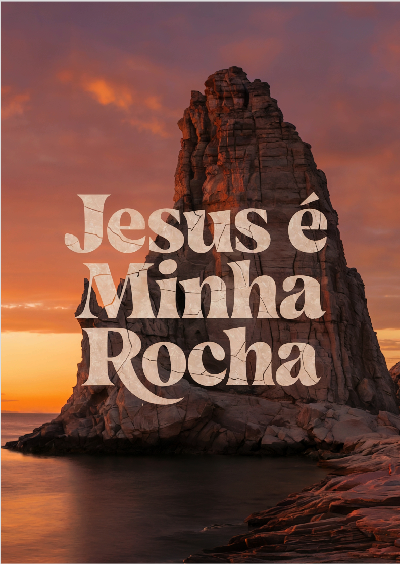 Jesus é a minha rocha