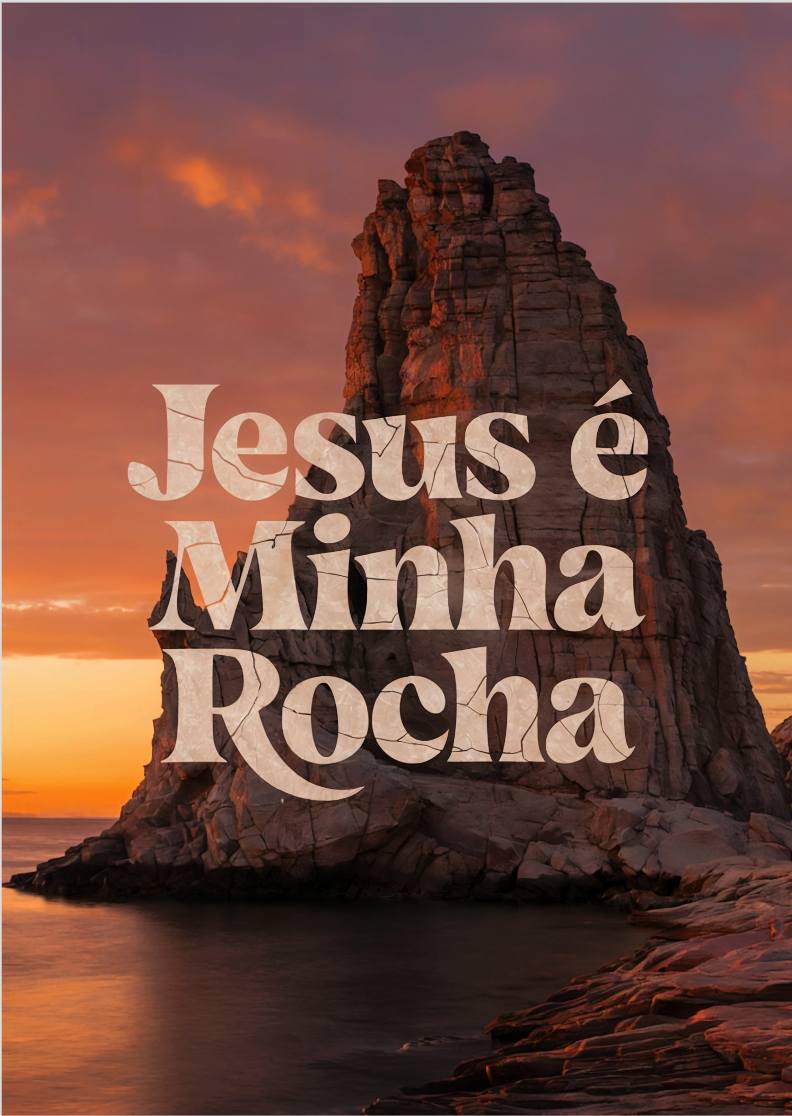 Nome do produto: Jesus é a minha rocha