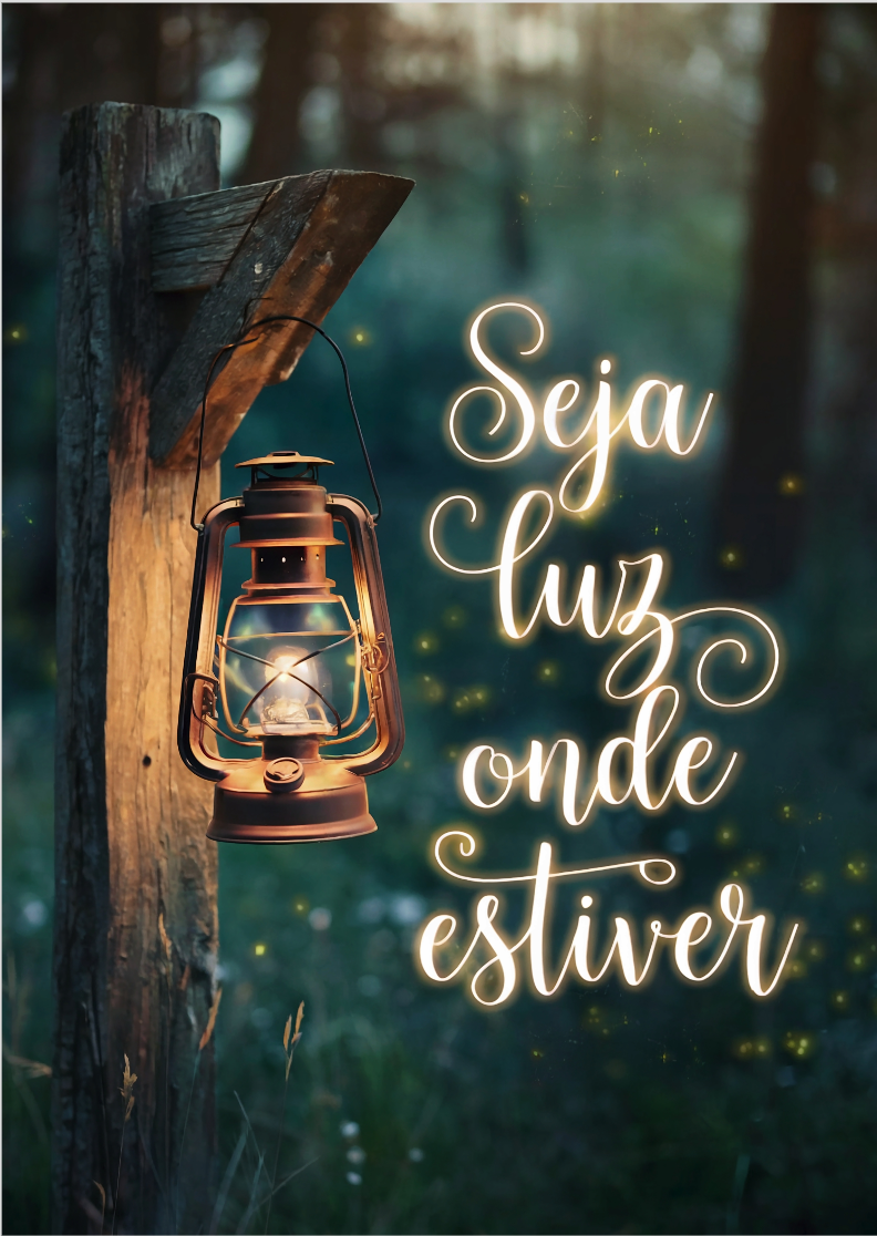 Seja luz onde estiver