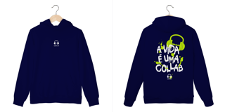 Nome do produto MOLETOM CANGURU - A VIDA É UMA COLLAB 