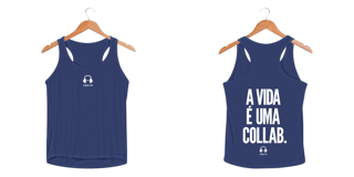 Nome do produto Regata Fem Sport Dry Uv A Vida É Uma Collab