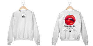 Nome do produto MOLETOM - TAKE ME TO IBIZA....