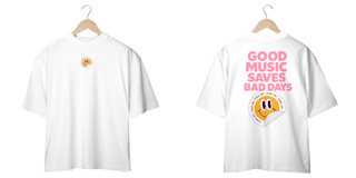 Nome do produto CAMISETA OVERSIZED - GOOD MUSIC