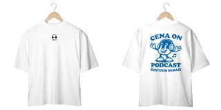 Nome do produto Camiseta Oversized - Podcast Gostosin Demais!