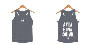 Nome do produto Regata Fem Sport Dry Uv A Vida É Uma Collab