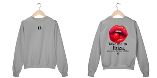Nome do produto MOLETOM - TAKE ME TO IBIZA....