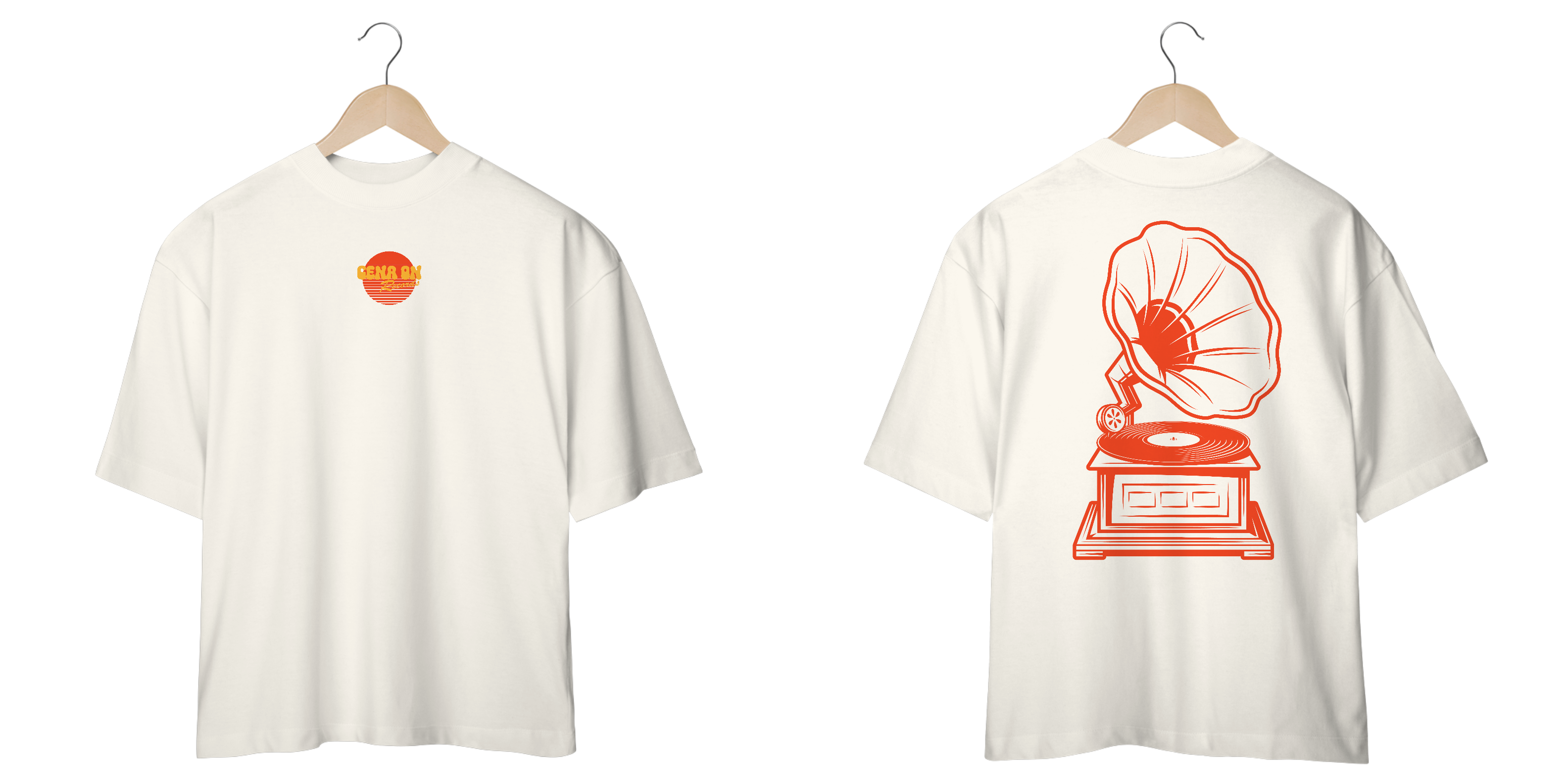 Camiseta Oversized Cena On Records