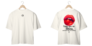 Nome do produto CAMISETA OVERSIZED - TAKE ME TO IBIZA....