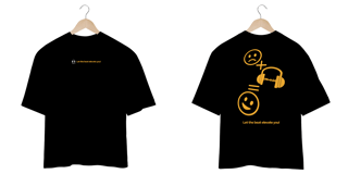 Nome do produto Camiseta Oversized Let the beat elevate you!