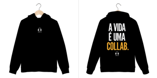 Nome do produto Moleton Canguru A Vida É Uma Collab