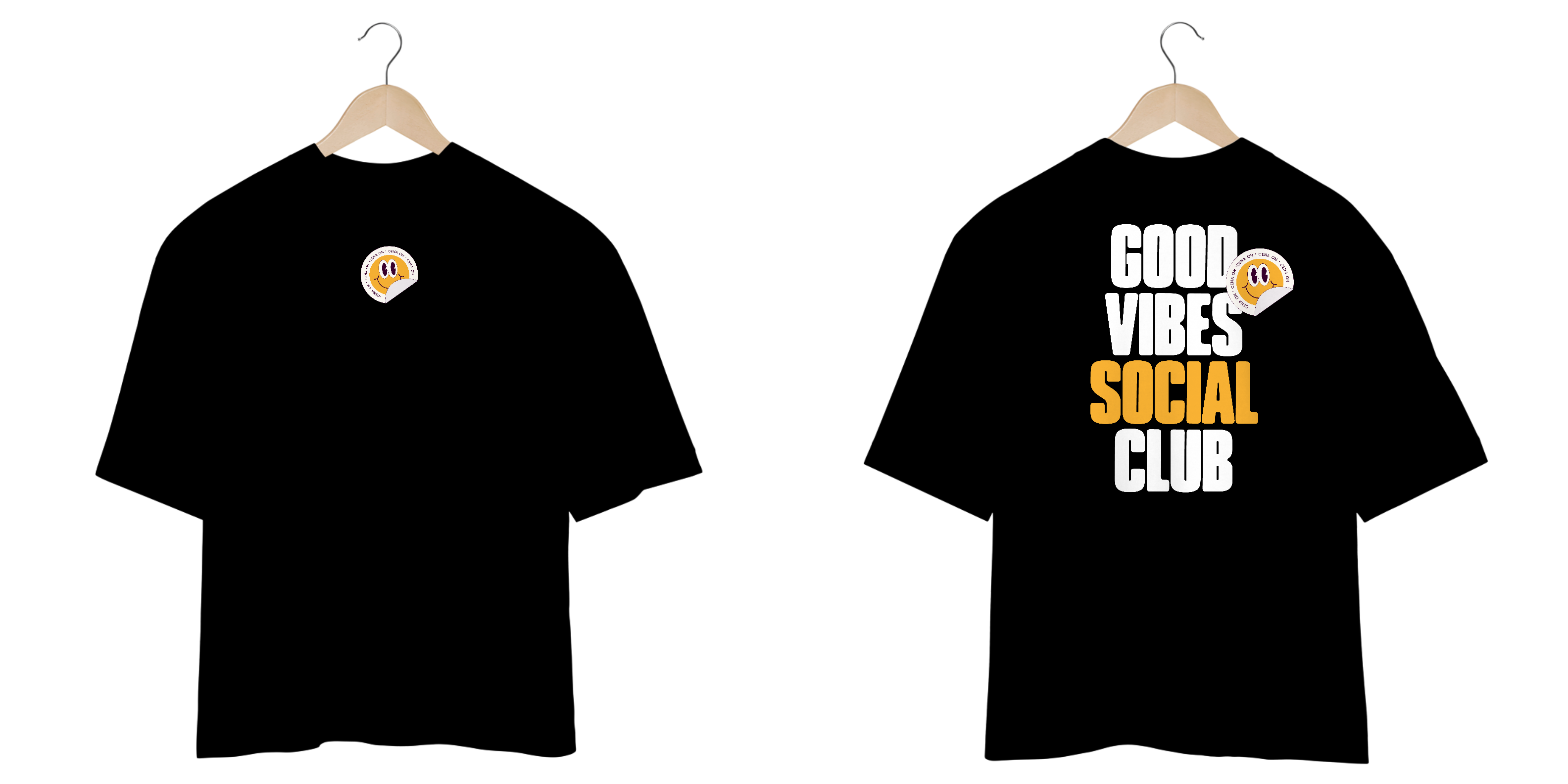 Camiseta Oversized Good Vibes Social Club