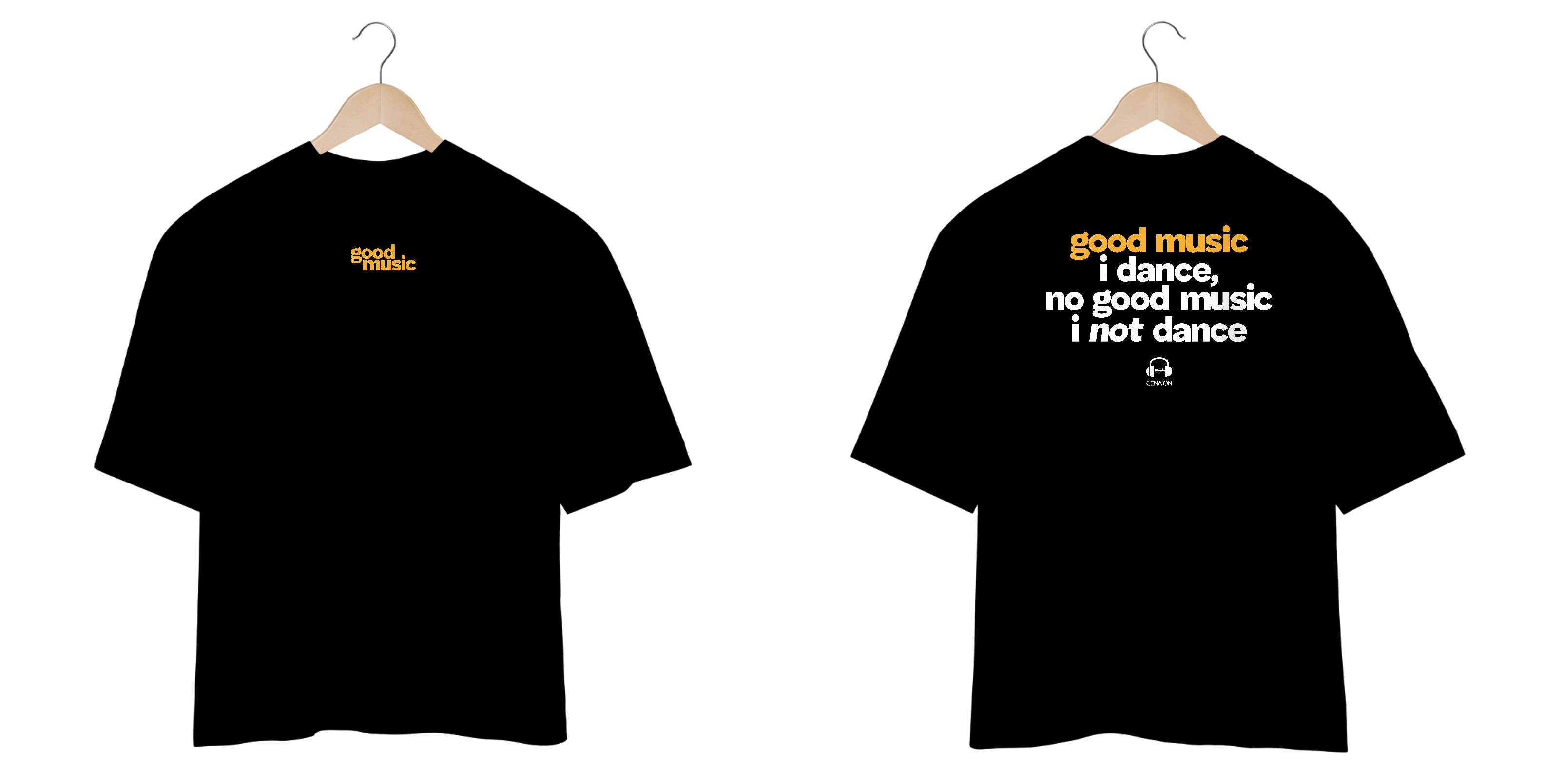 Camiseta Oversized Good Music