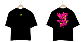 Nome do produto Camiseta Oversized House Music All Night Long