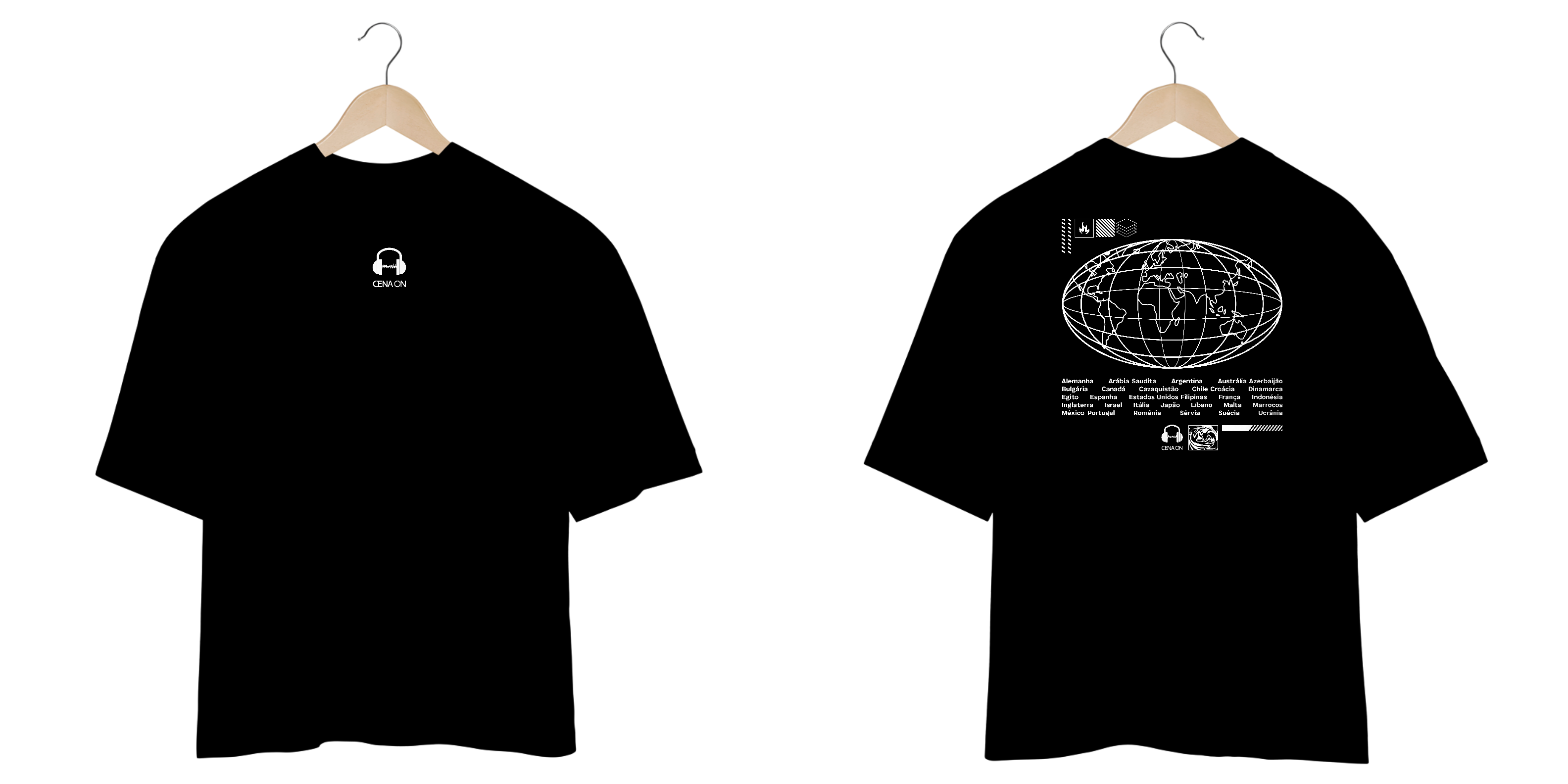 Camiseta Oversized World ON