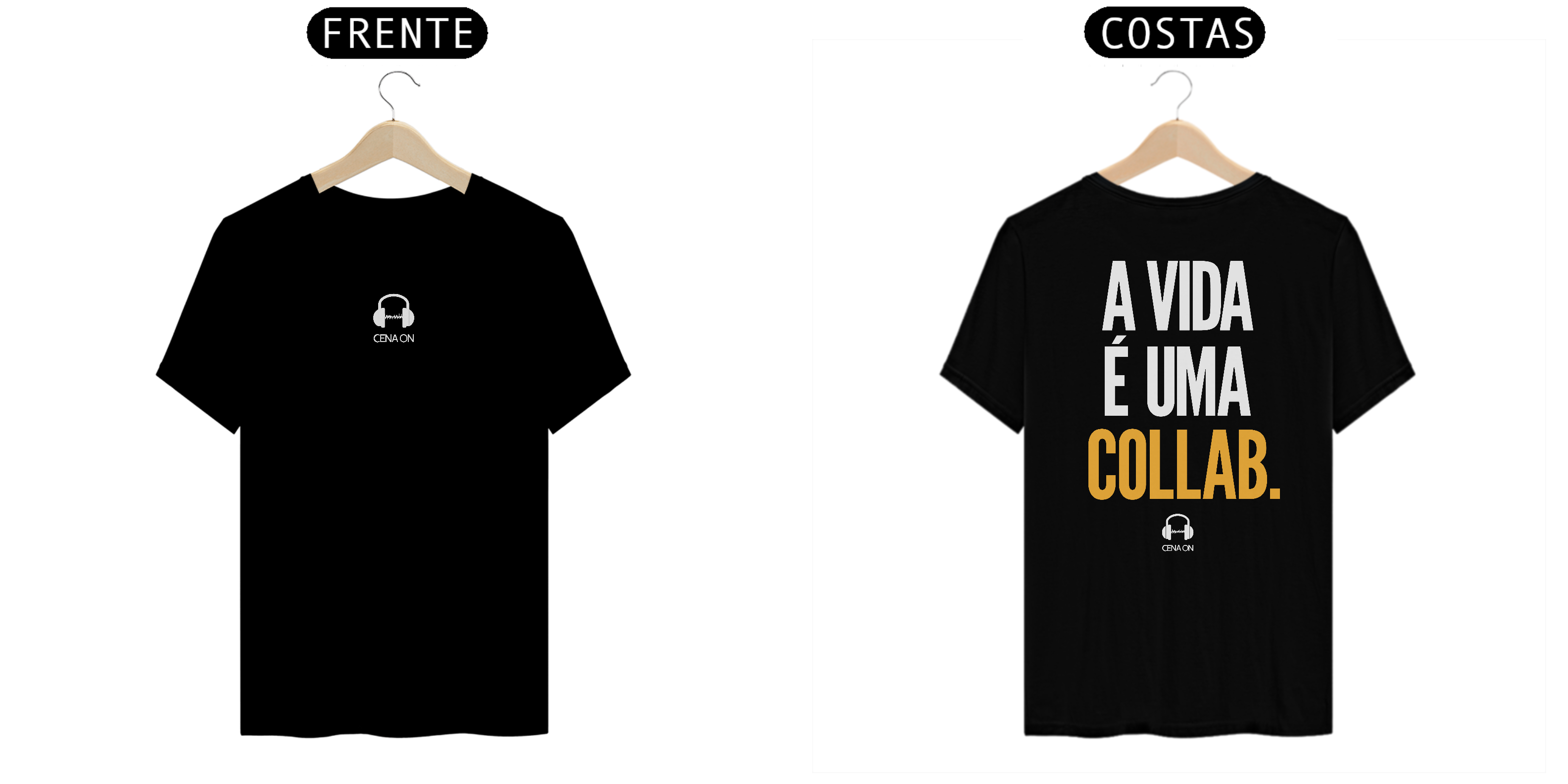 Camiseta Algodão Pima A vida é uma Collab