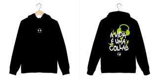 Nome do produto MOLETOM CANGURU - A VIDA É UMA COLLAB 