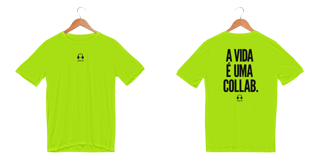 Nome do produto Camiseta Sport Dry UV - A vida é uma collab 