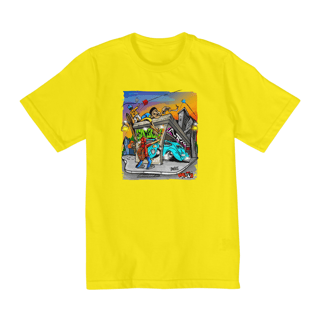 Nome do produto Camiseta graffiti e o fusquinha para criança 