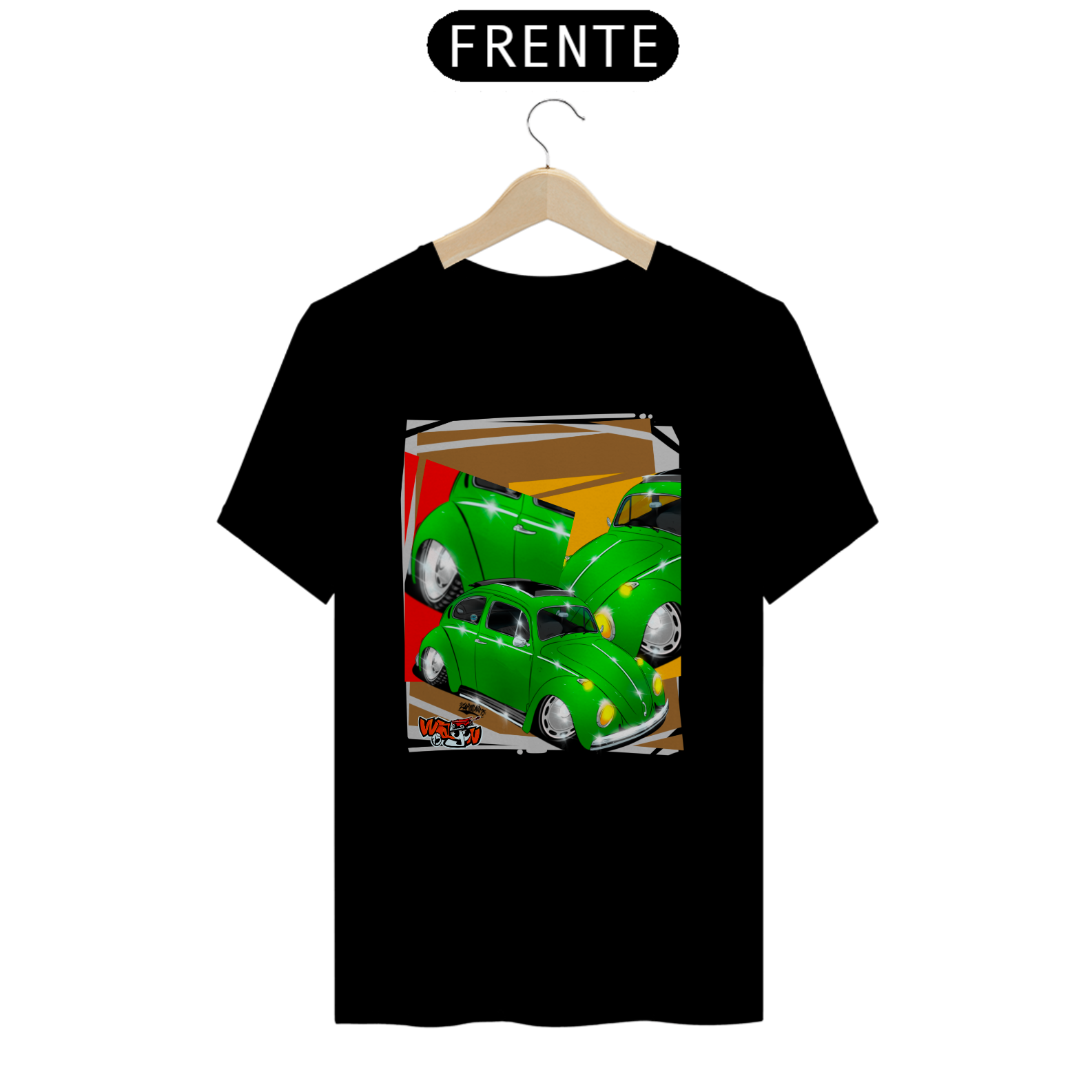 Camiseta Fusca verde 