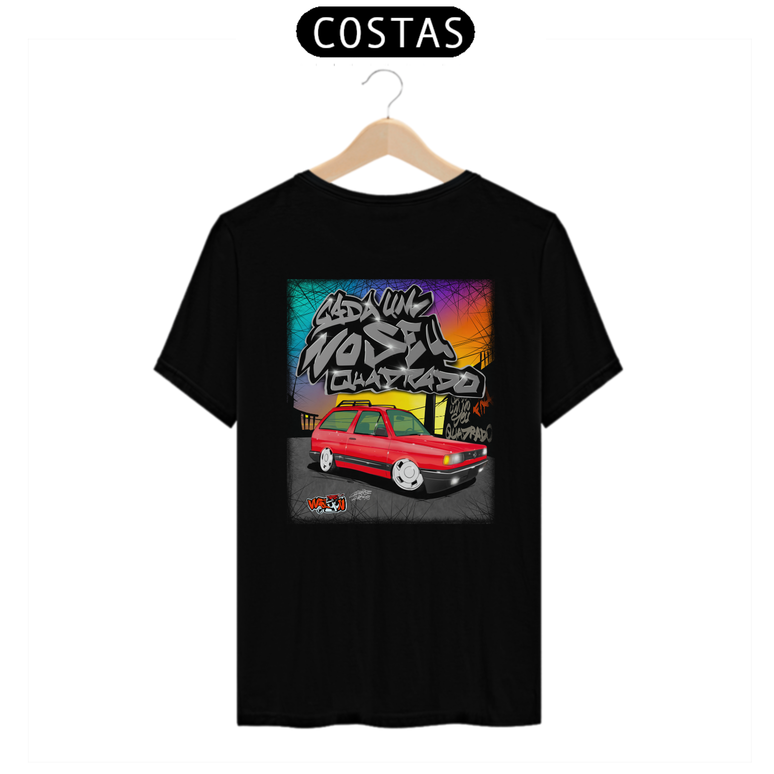 Camiseta Cada um no seu quadrado  VW parat