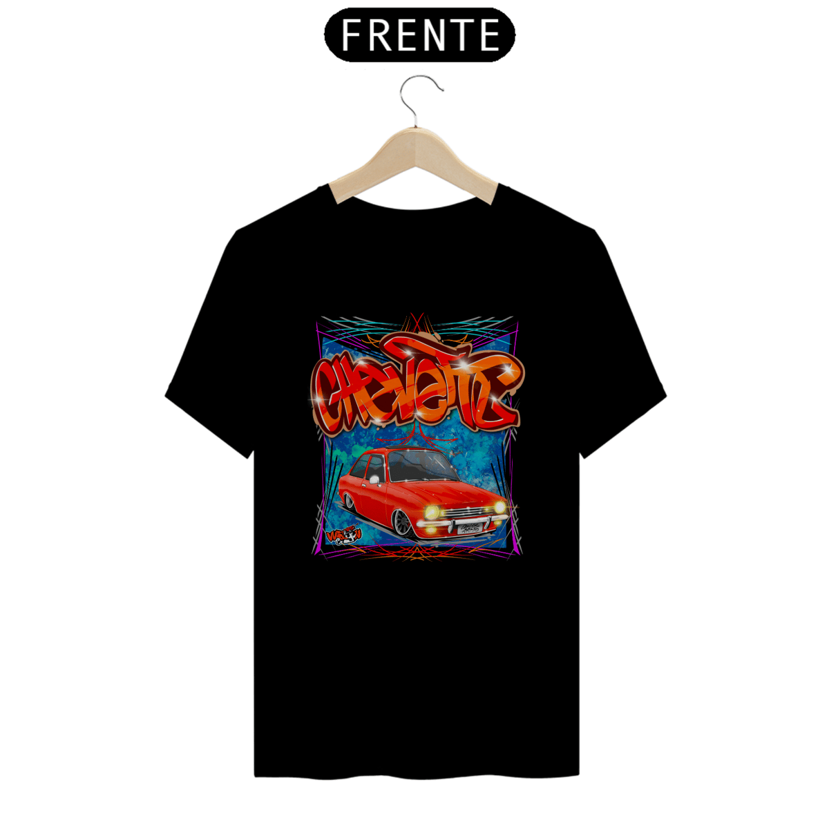 Nome do produto: Chevette vermelho graffiti 