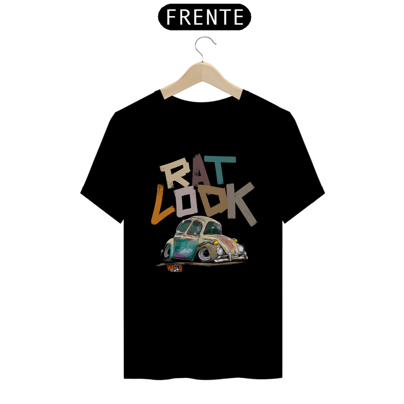 Camiseta Fusca Rat Look Cartoon