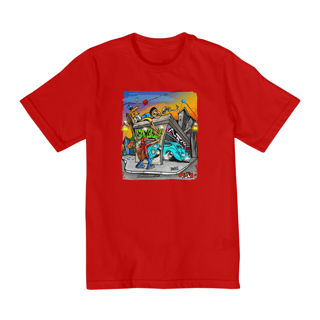 Nome do produto Camiseta graffiti e o fusquinha para criança 