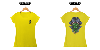 Nome do produto Baby look Feminina Zombie Pirate