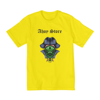 Nome do produto Camiseta Infantil Zombie Pirate (10 a 14 anos)