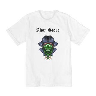Nome do produto Camiseta Infantil Zombie Pirate (10 a 14 anos)