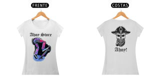 Nome do produto Baby Look Feminina Skate