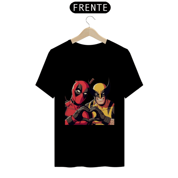 CAMISA WOLVERINE E DEADPOOL 
