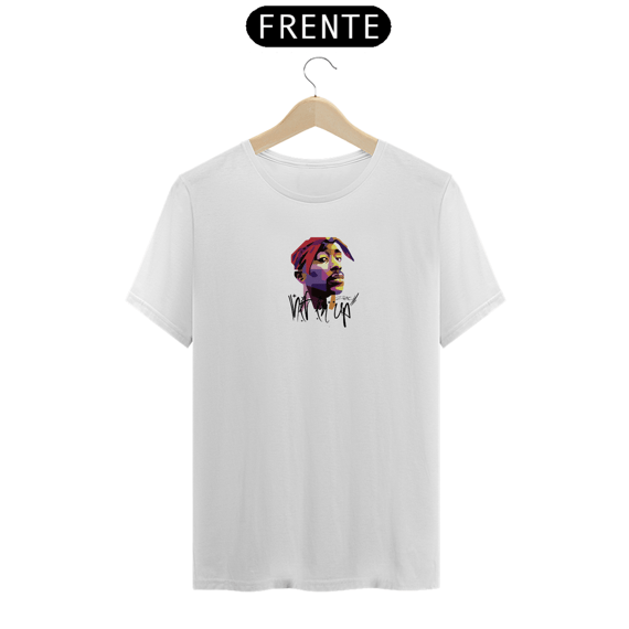 Camiseta Tupac Hit En Up (escrita preta)