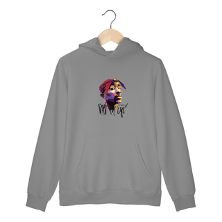 Nome do produto Moletom Canguru Tupac Hit En Up (escrita preta)