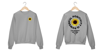 Nome do produto Moletom Get Vibes (escrita preta)