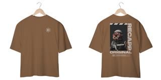 Nome do produto Oversized Space Flowers (estampa branca)