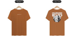 Nome do produto Camiseta Human Evo (estampa branca)