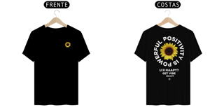 Nome do produto Camiseta Get Vibes (escrita branca)